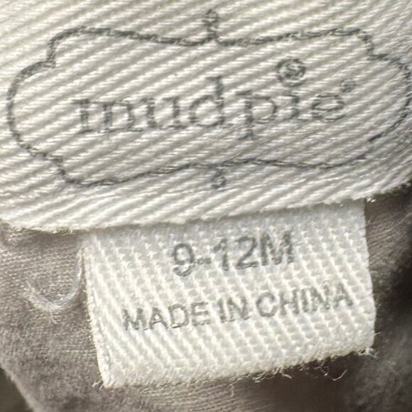 Seersucker Star Romper – Mud Pie Baby Girl Outfit 9-12 months Pink Tennis - Picture 3 of 3